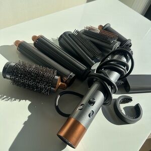 Dyson Hair Tool Set - Gray and Copper